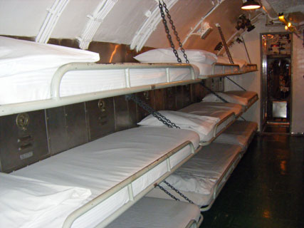 Bowfin crew berthing