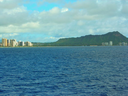 Ocean view of Diamond Head