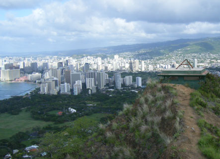 Diamond Head gun emplacement