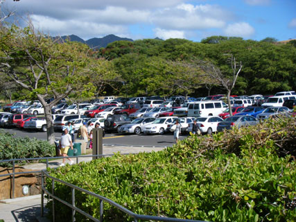 Hanauma Bay parking lot