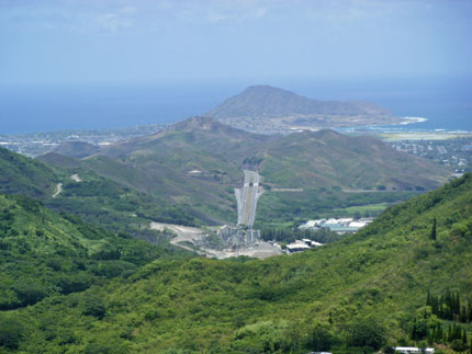 Pali Lookout tunnel
