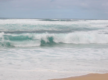 Hawaii north shore waves
