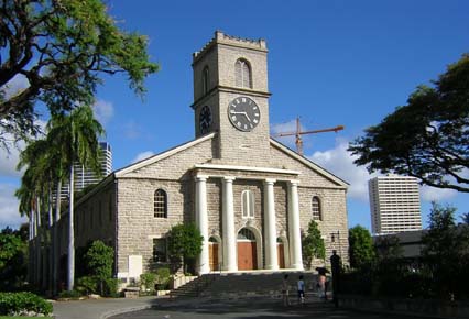 Kawaiaha'o Church near the Mission Houses