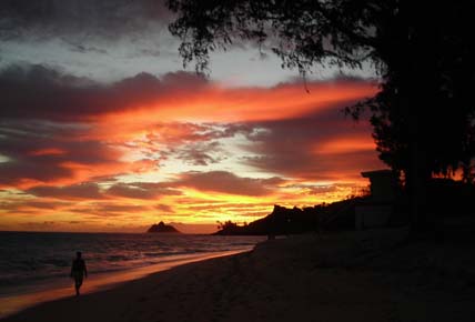 Kailu Beach sunrise