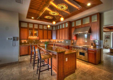 Obama Kailua rental house kitchen - 2011