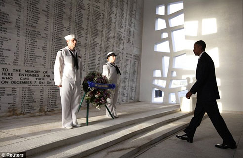 President Obama at Pearl Harbor