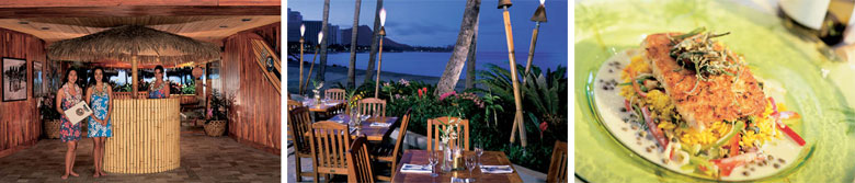 Duke's Canoe Club in Waikiki - dining room and bar
