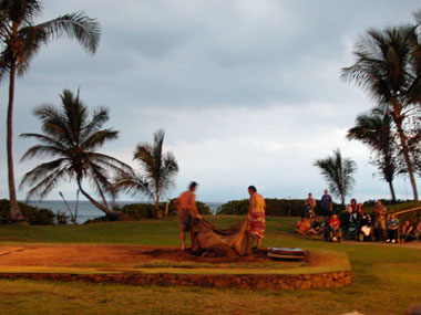 Removing the kalua pig from the imu